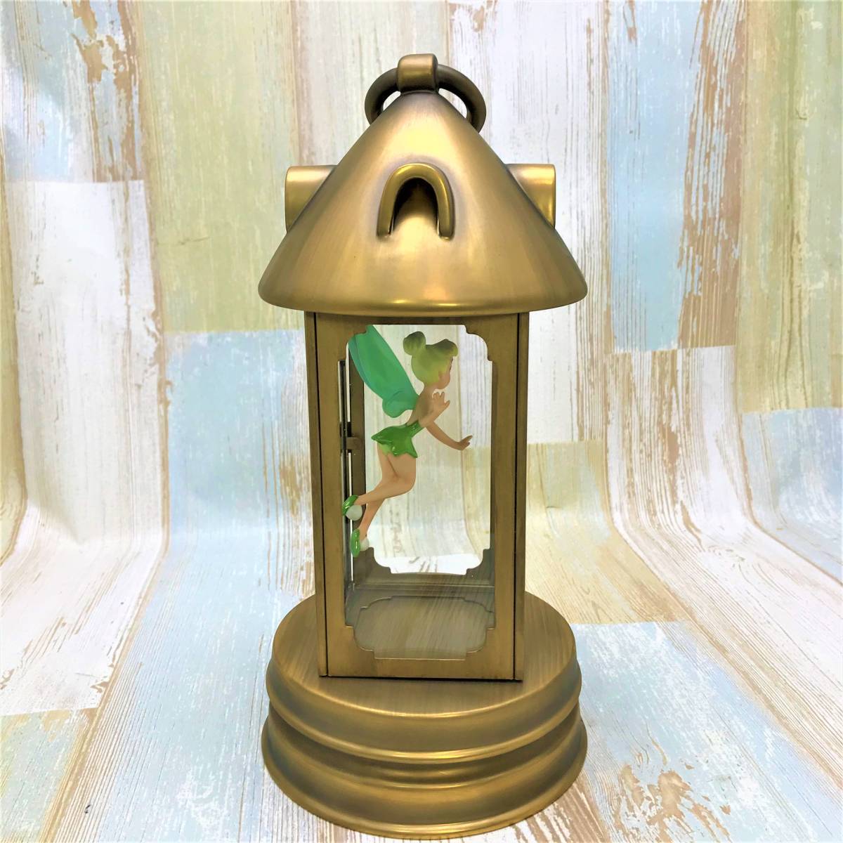  ultra rare *WDCC Peter Pan Peter Pan Tinkerbell Tinker Bell lantern type glass ceramics made figure * Disney Disney TDL box attaching 