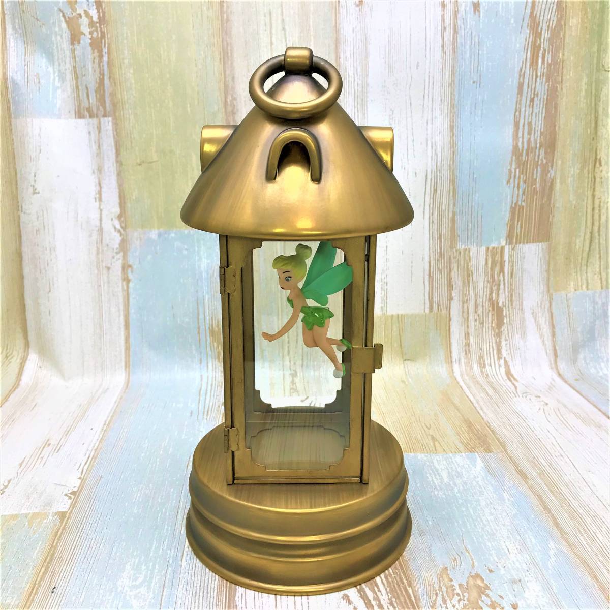  ultra rare *WDCC Peter Pan Peter Pan Tinkerbell Tinker Bell lantern type glass ceramics made figure * Disney Disney TDL box attaching 