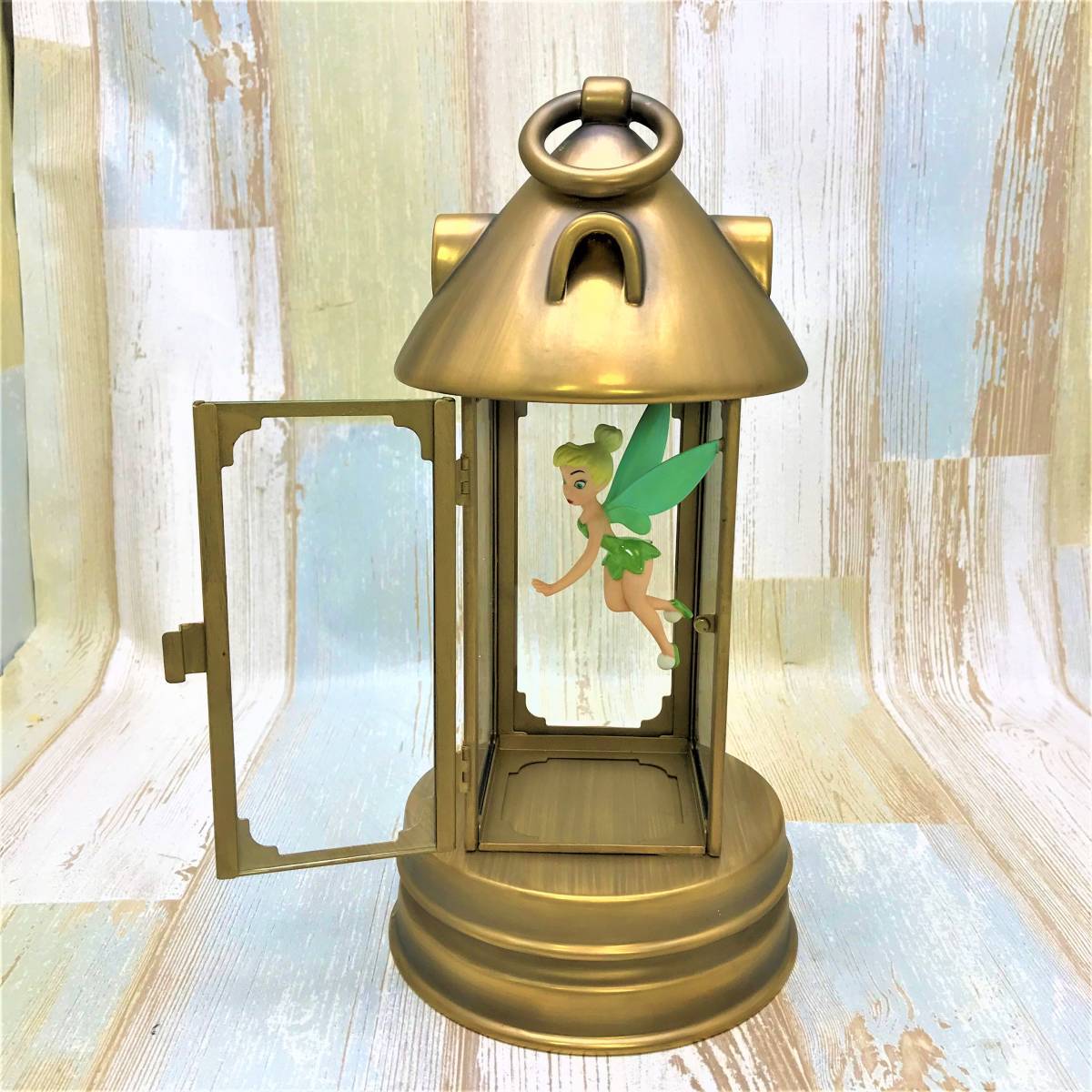  ultra rare *WDCC Peter Pan Peter Pan Tinkerbell Tinker Bell lantern type glass ceramics made figure * Disney Disney TDL box attaching 