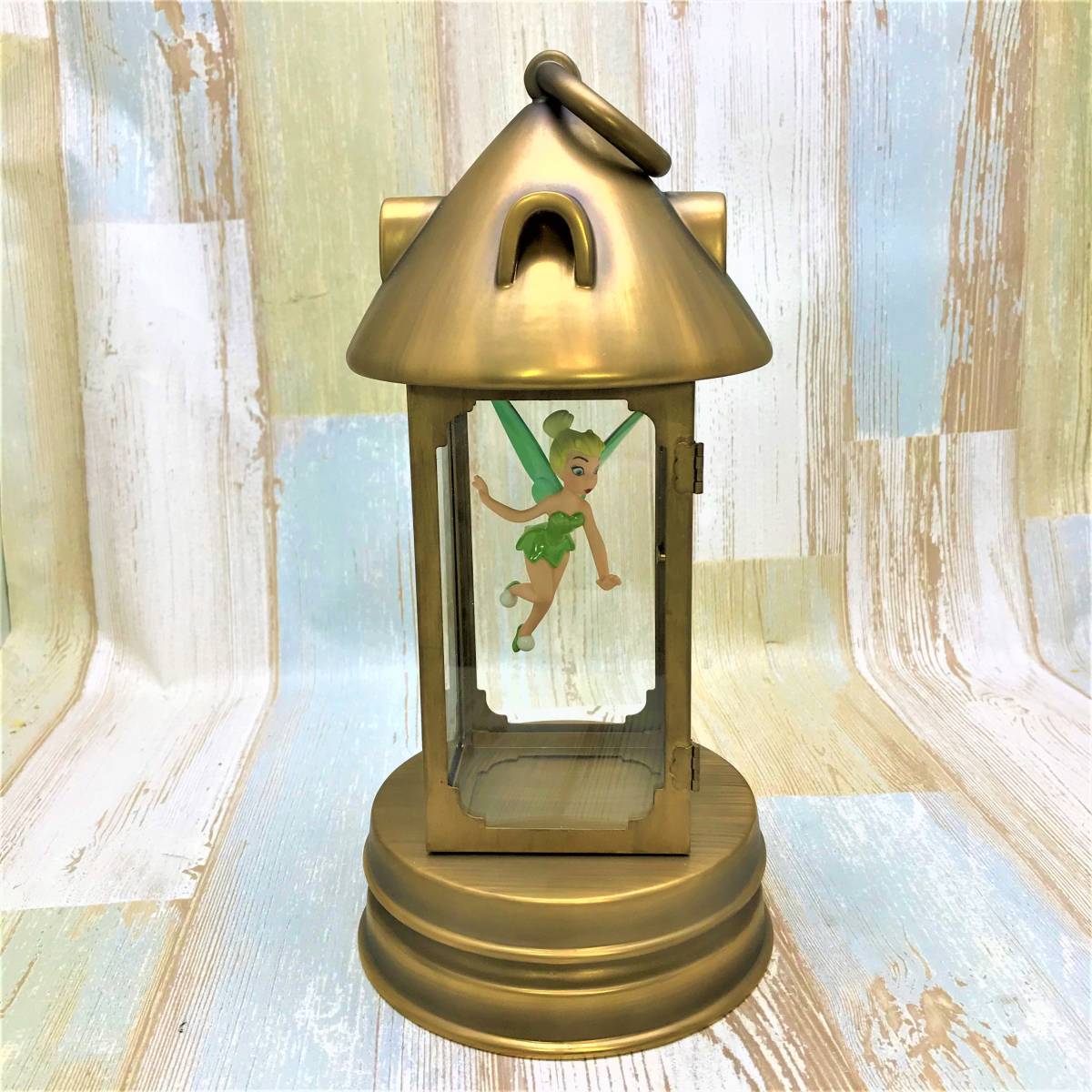  ultra rare *WDCC Peter Pan Peter Pan Tinkerbell Tinker Bell lantern type glass ceramics made figure * Disney Disney TDL box attaching 