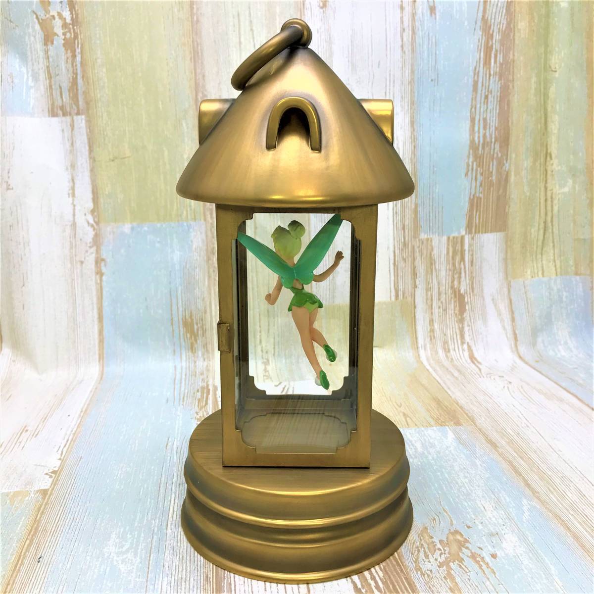  ultra rare *WDCC Peter Pan Peter Pan Tinkerbell Tinker Bell lantern type glass ceramics made figure * Disney Disney TDL box attaching 