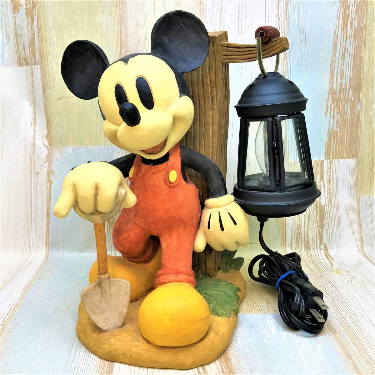 シルバニア⊤ ミッキーマウス - レア ディズニー アンティーク ランプ