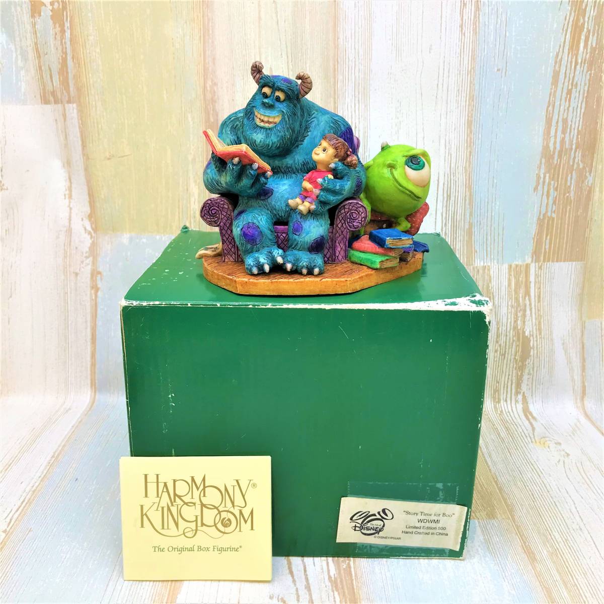 限定500個☆モンスターズ・インク Monsters, Inc. サリー マイク ブー