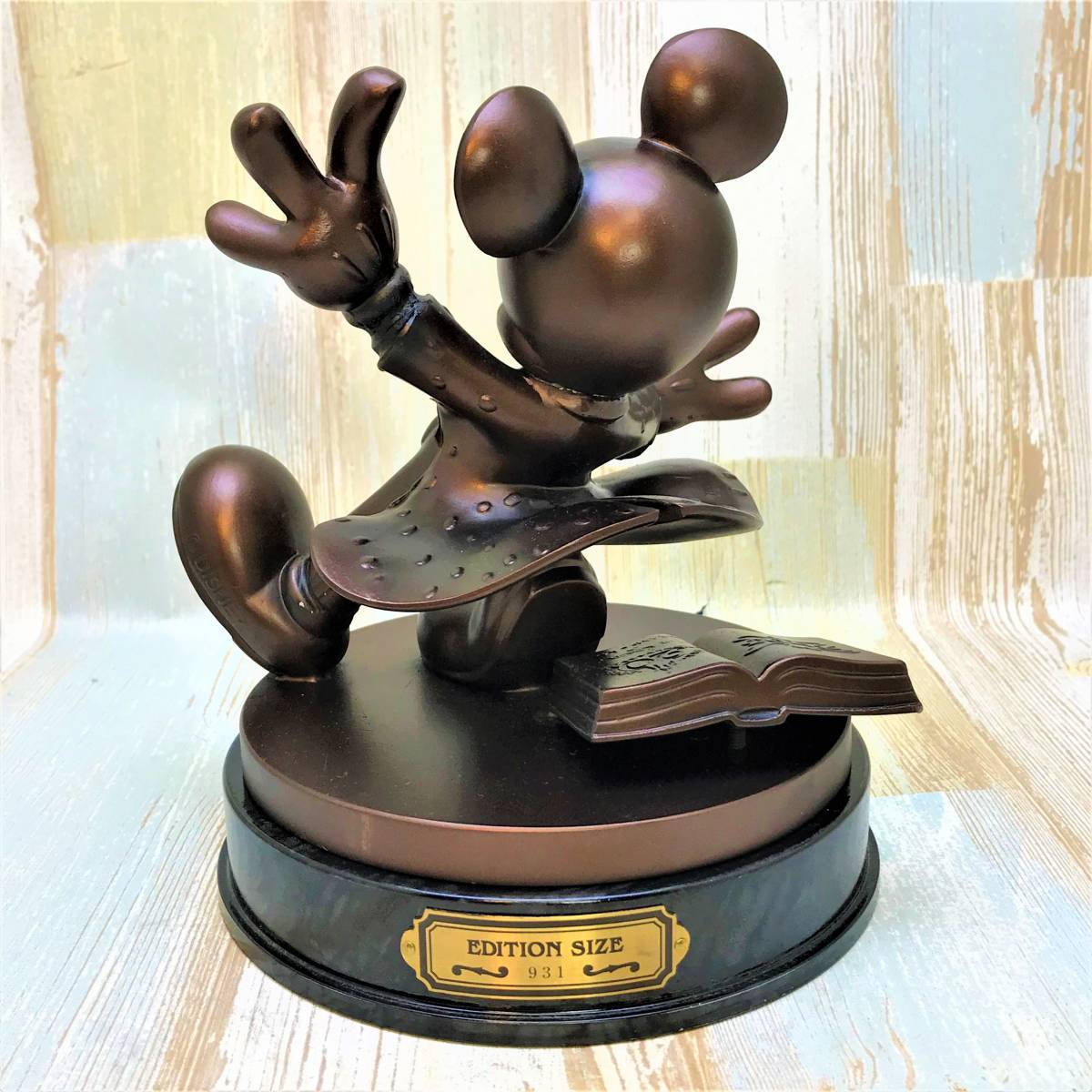  ограничение 1000 body очень редкий * Tokyo Disney Land 20 anniversary commemoration Mickey Mouse bronze изображение TDL 20th ANNIVERSARY фигурка *Disney металлический 