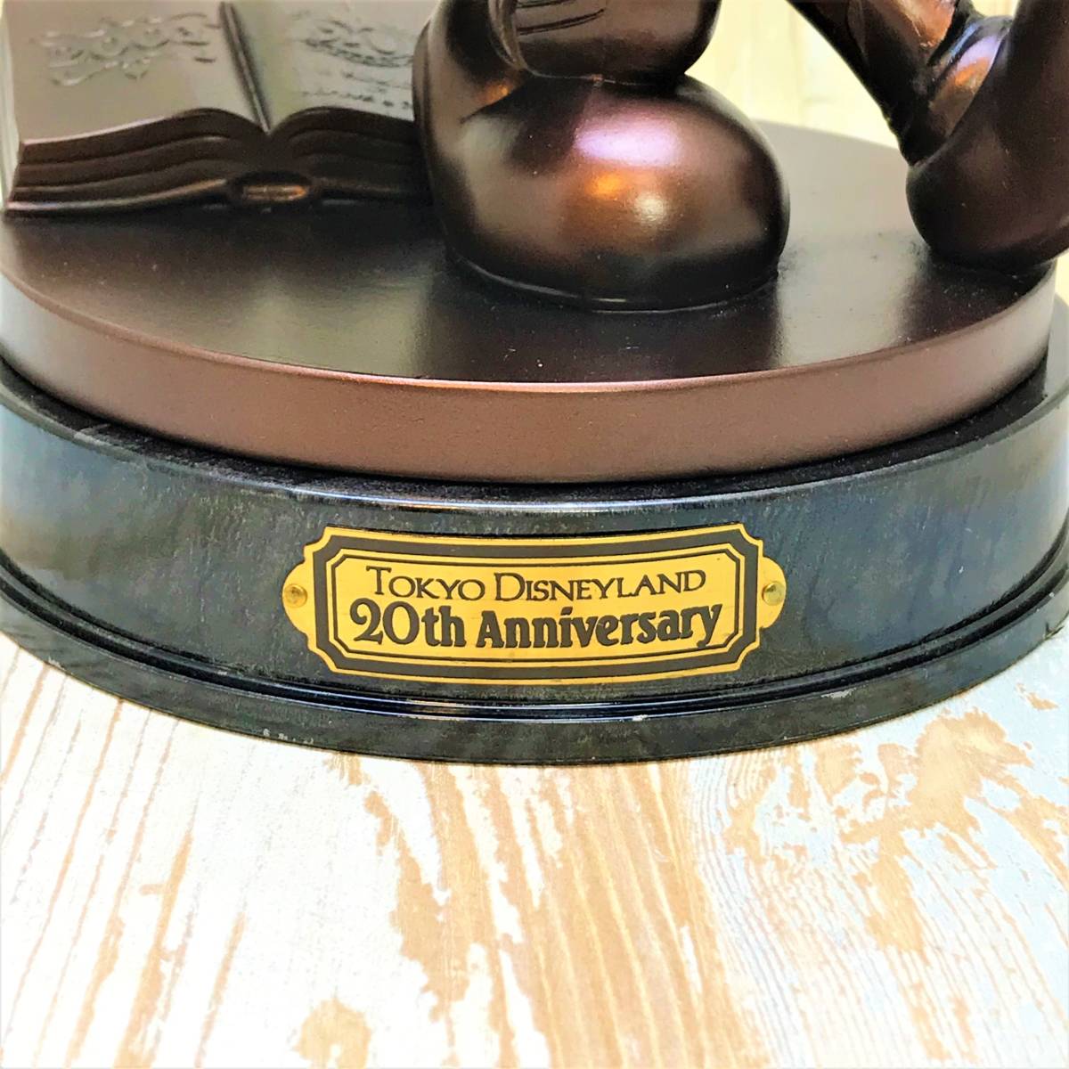  ограничение 1000 body очень редкий * Tokyo Disney Land 20 anniversary commemoration Mickey Mouse bronze изображение TDL 20th ANNIVERSARY фигурка *Disney металлический 