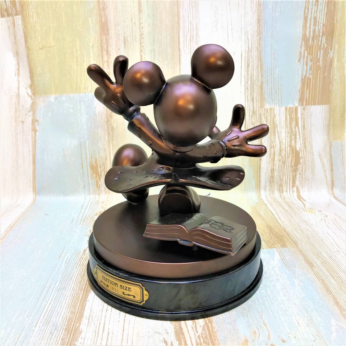  ограничение 1000 body очень редкий * Tokyo Disney Land 20 anniversary commemoration Mickey Mouse bronze изображение TDL 20th ANNIVERSARY фигурка *Disney металлический 