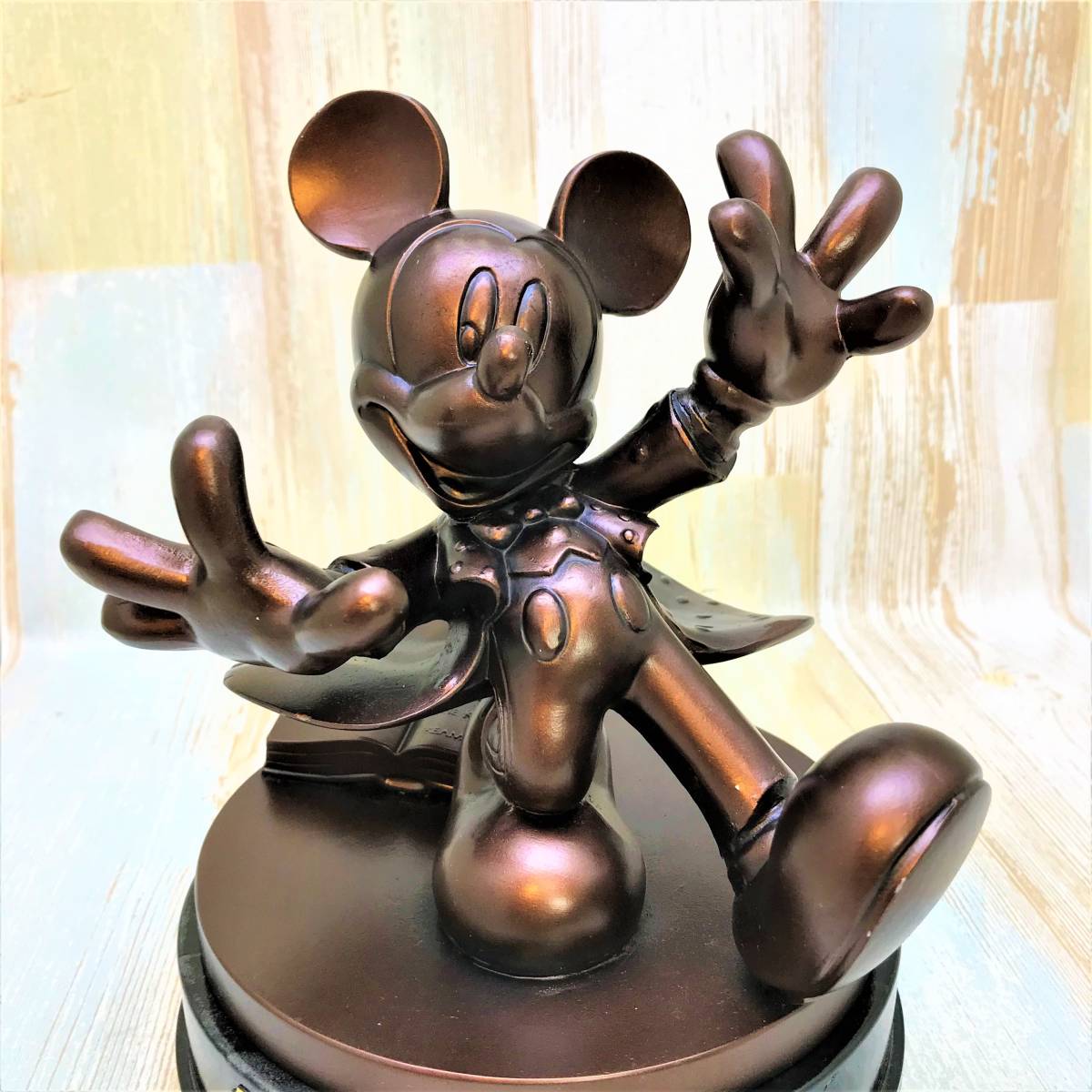  ограничение 1000 body очень редкий * Tokyo Disney Land 20 anniversary commemoration Mickey Mouse bronze изображение TDL 20th ANNIVERSARY фигурка *Disney металлический 