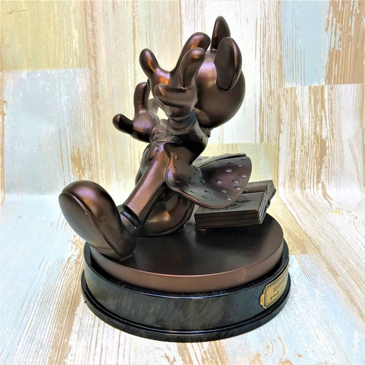  ограничение 1000 body очень редкий * Tokyo Disney Land 20 anniversary commemoration Mickey Mouse bronze изображение TDL 20th ANNIVERSARY фигурка *Disney металлический 