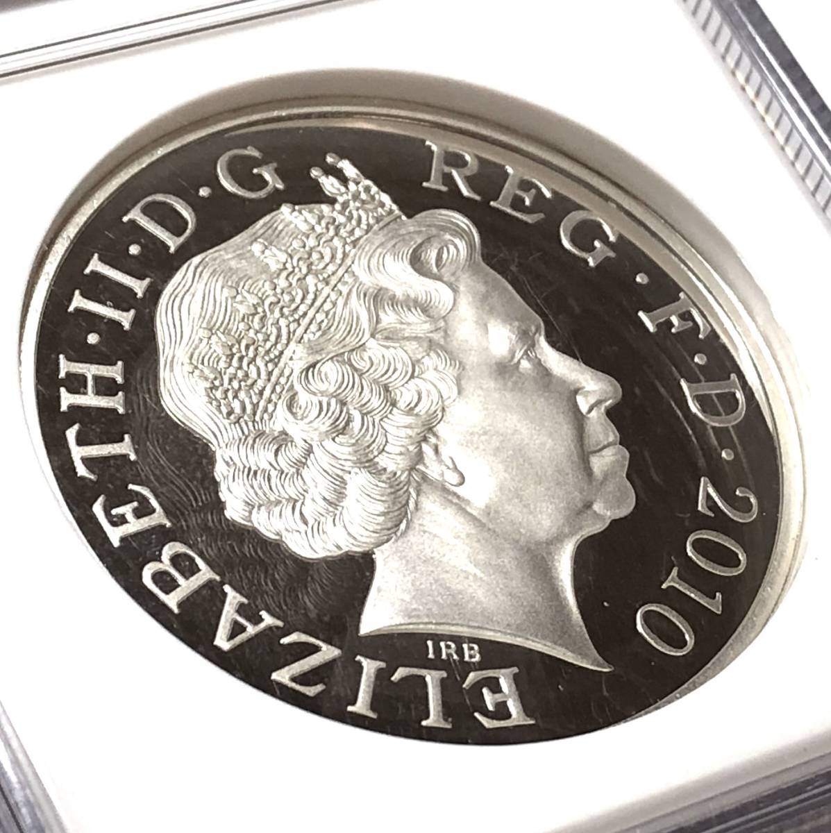【最高鑑定 世界に1枚 ピエフォー】 2010年 イギリス 王政復古350周年 5ポンド 銀貨 NGC PF68UC 英国 人気 稀少 シルバー プルーフ コイン_画像10