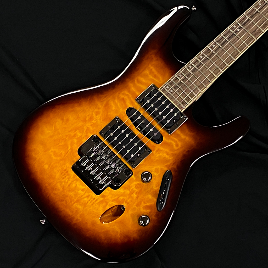 Ibanez アイバニーズ S670QM Dragon Eye Burst_画像1