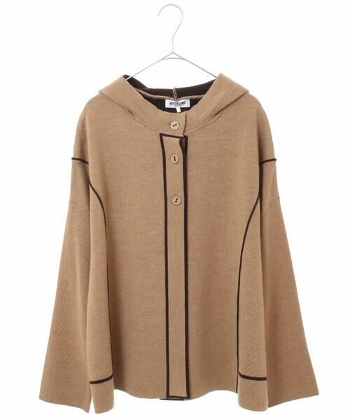 新品☆36,300円 ヒロコビス パーカー・カーディガン ベージュ HIROKO