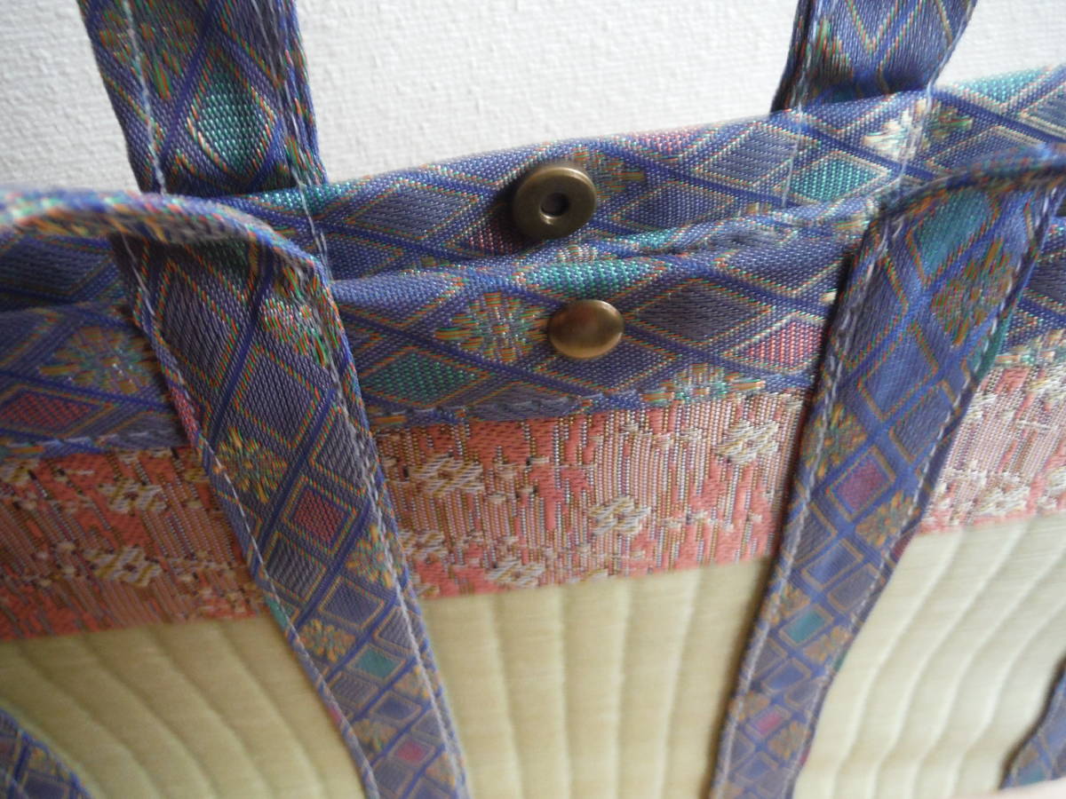 * rare! world . one point. bag * original design * Japanese style ( tatami ).-. bag * ORIGINAL JAPANESE BAG ~ M.A