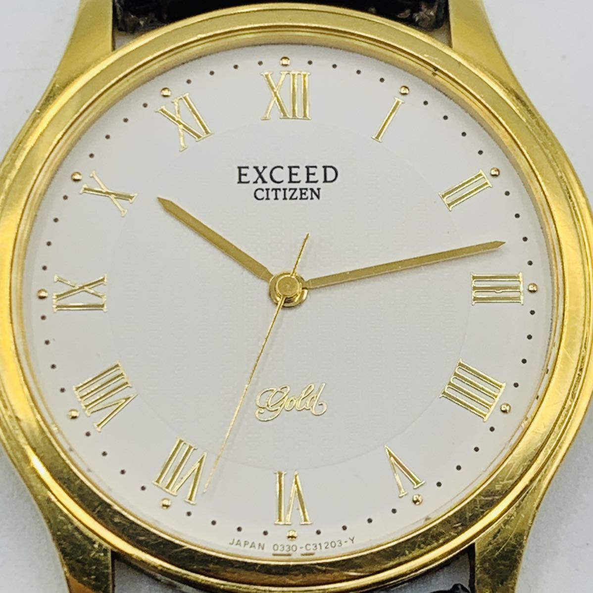 18K 18金 金 750刻印入り CITIZEN EXCEED シチズン エクシード 0330