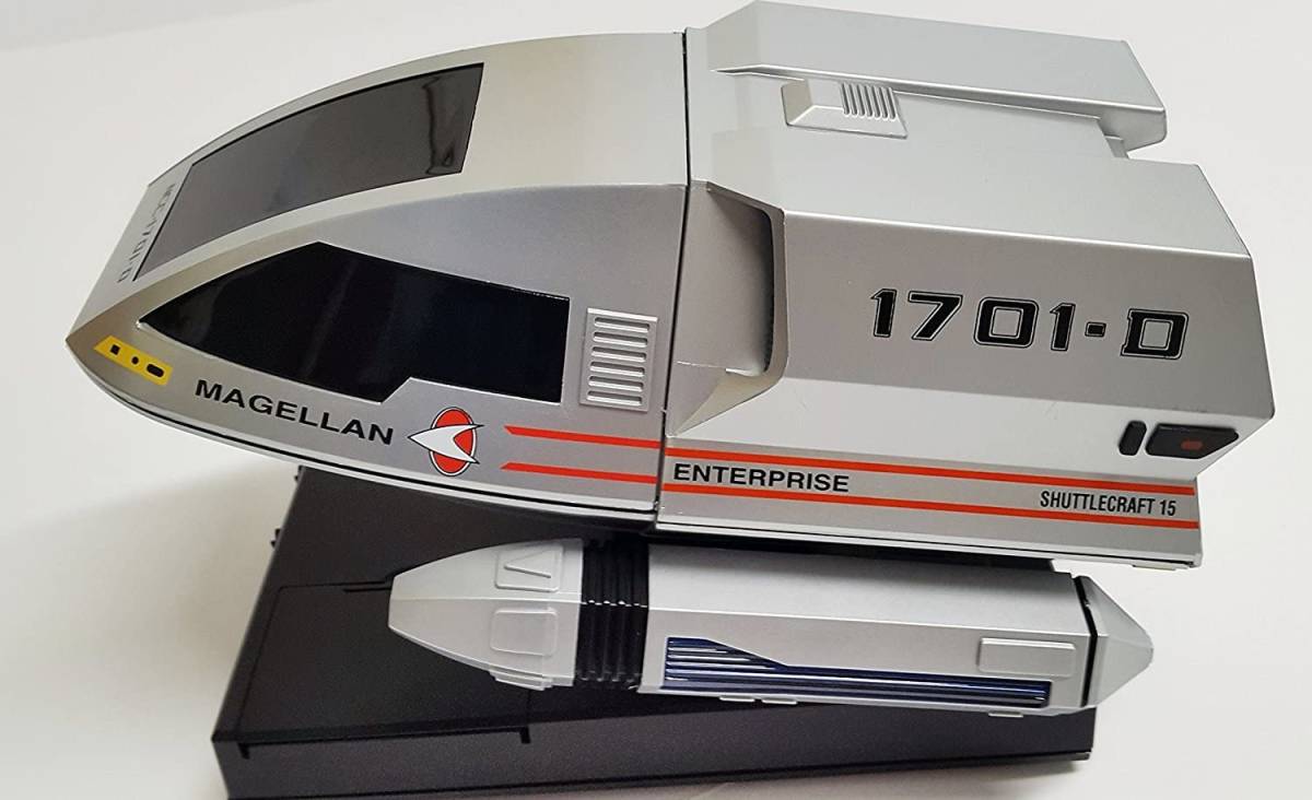 新品★スタートレック TNG シャトルクラフト クロック/ラジオ TeleMania社 STAR TREK THE NEXT GENERATION SHUTTLECRAFT ALARM CLOCK RADIO