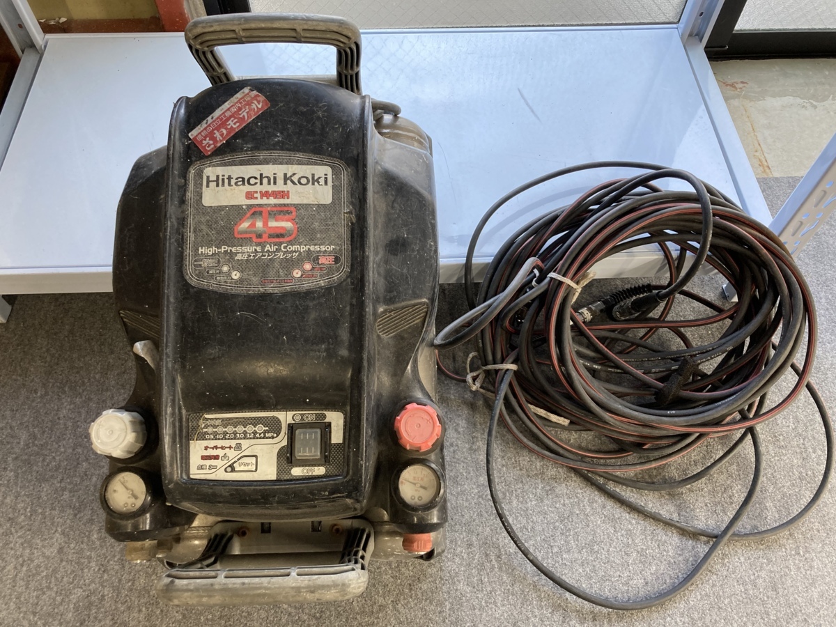現状販売 日立 HIKOKI 高圧常圧 エアーコンプレッサー EC1445H - www 安心の正規輸入品 エアーコンプレッサー HITACHI (HIKOKI) 工具/メンテナンス