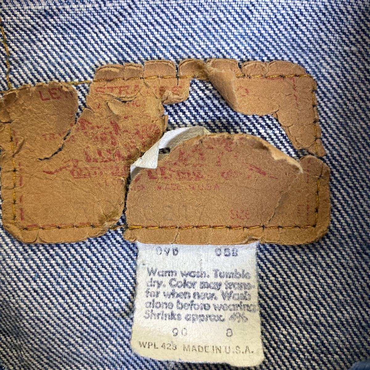 70s 70年代 Levi''s 70505 デニムジャケット USA製ビンテージ 古着
