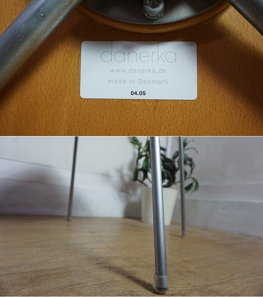 北欧家具 デンマーク製 【 DANERKA FLY chair 】 ヴィンテージ スタッキング チェア デスクチェア ダイニング 椅子 イス / アクタス_画像10