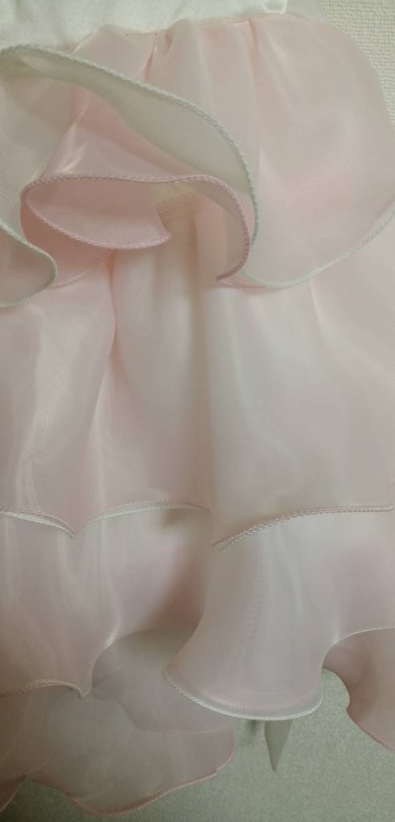 ★新品★子供ドレス（ピンク） リボン 子供ドレス 結婚式 発表会 フォーマル ワンピース/セレモニー 衣装100cm_画像7