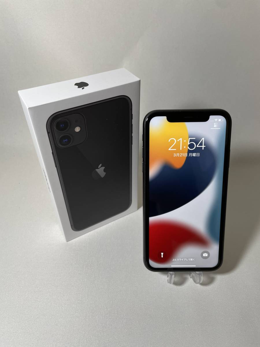 ☆送料無料 品 iPhone11 64GB ブラック BLACK (SIMロック解除済