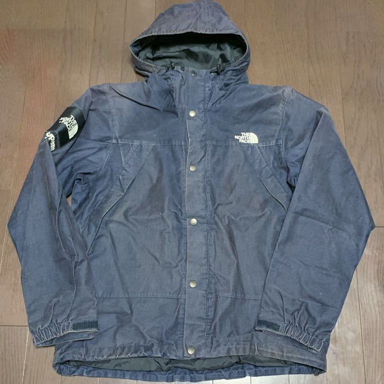 Supreme The North Face Corduroy Mountain Shell Jacket Navy M
