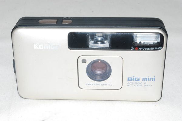 通電確認 Konica BIG mini BM-201 コニカ 35mm ☆お求めやすく価格改定