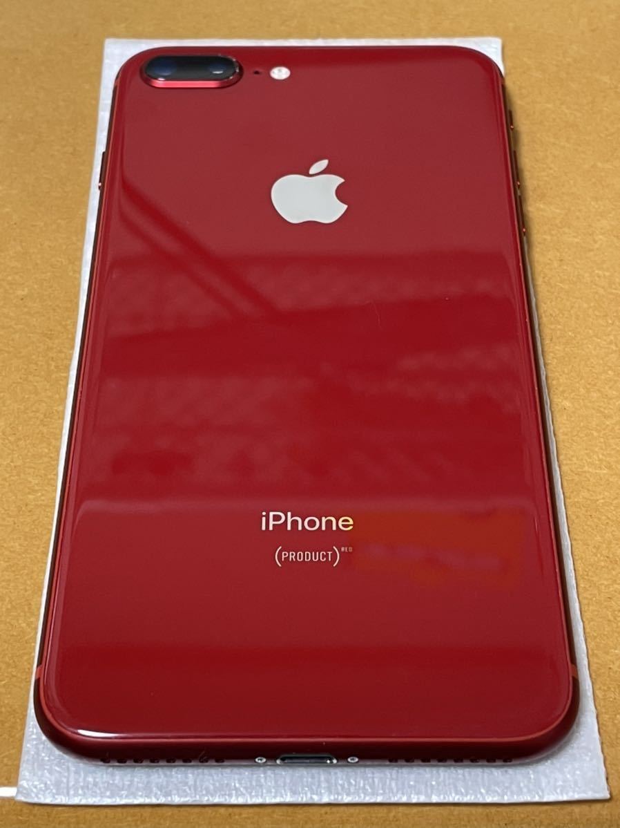 Apple iPhone Plus 256GB 赤 レッド PRODUCT RED SIMロック 解除済 SIMフリー