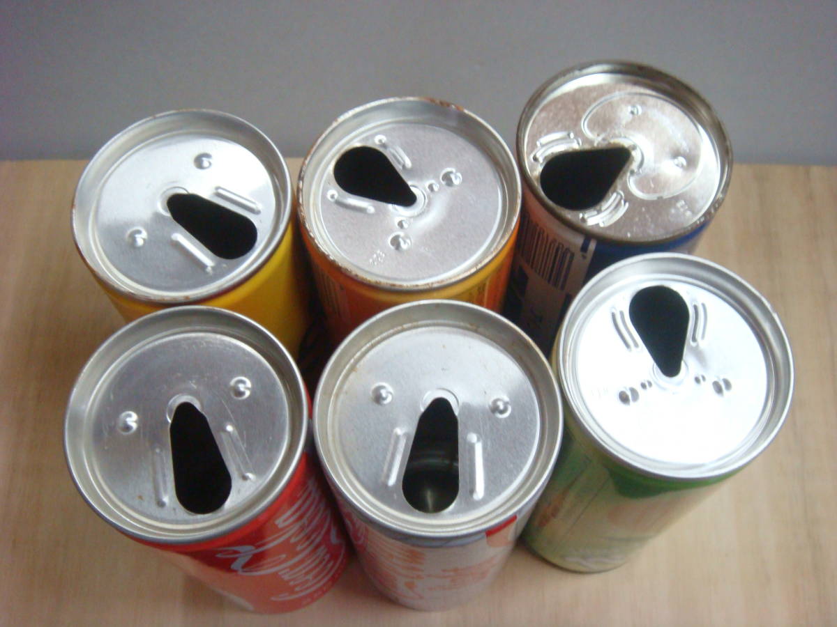空缶 昭和レトロ 1983～1984年 コカ・コーラ その他 空き缶 250ml 6本_画像5