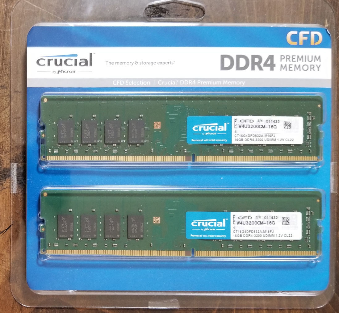 CFD販売 CFD Selection PC4-25600 DDR4 2枚組 W4U3200CM-16GR 16GB