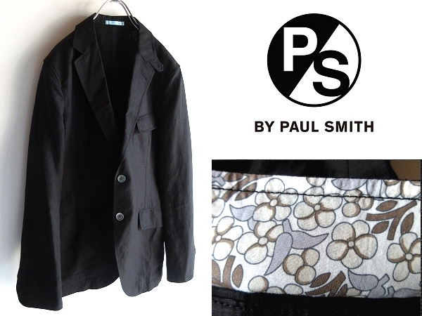 PS Paul Smith ポールスミス フラップ裏フラワー柄/フローラル柄/花柄