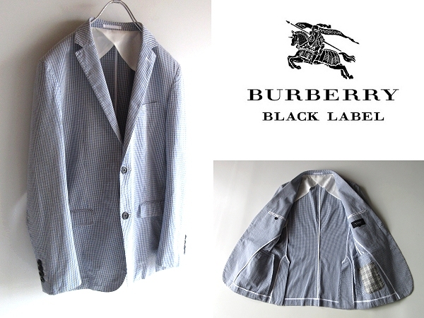 希少 BURBERRY BLACK LABEL バーバリーブラックレーベル シアサッカー