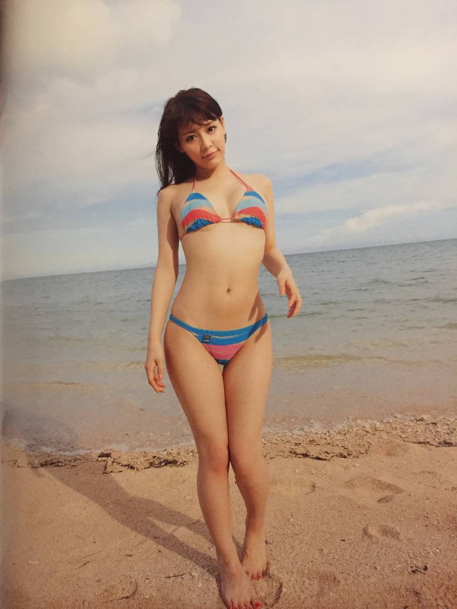 古本 帯あり 写真集 weathery 美馬怜子 DVD付 撮影:根本好伸 モデル セントフォース 朝ズバッ! お天気キャスター 水着 クリックポスト等_画像3