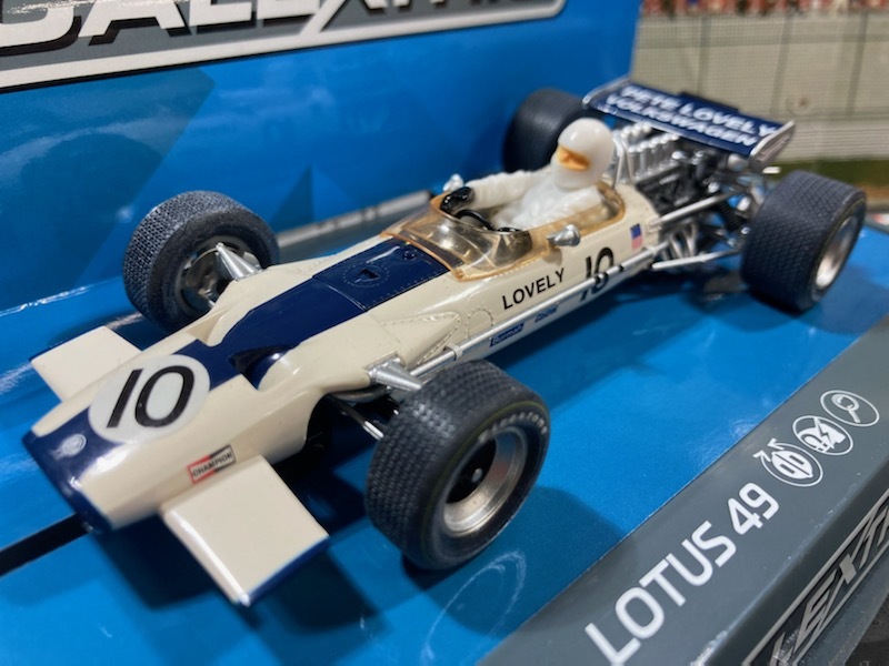 Scalextric C3707 LOTUS 49 No10 Pete Lovely 