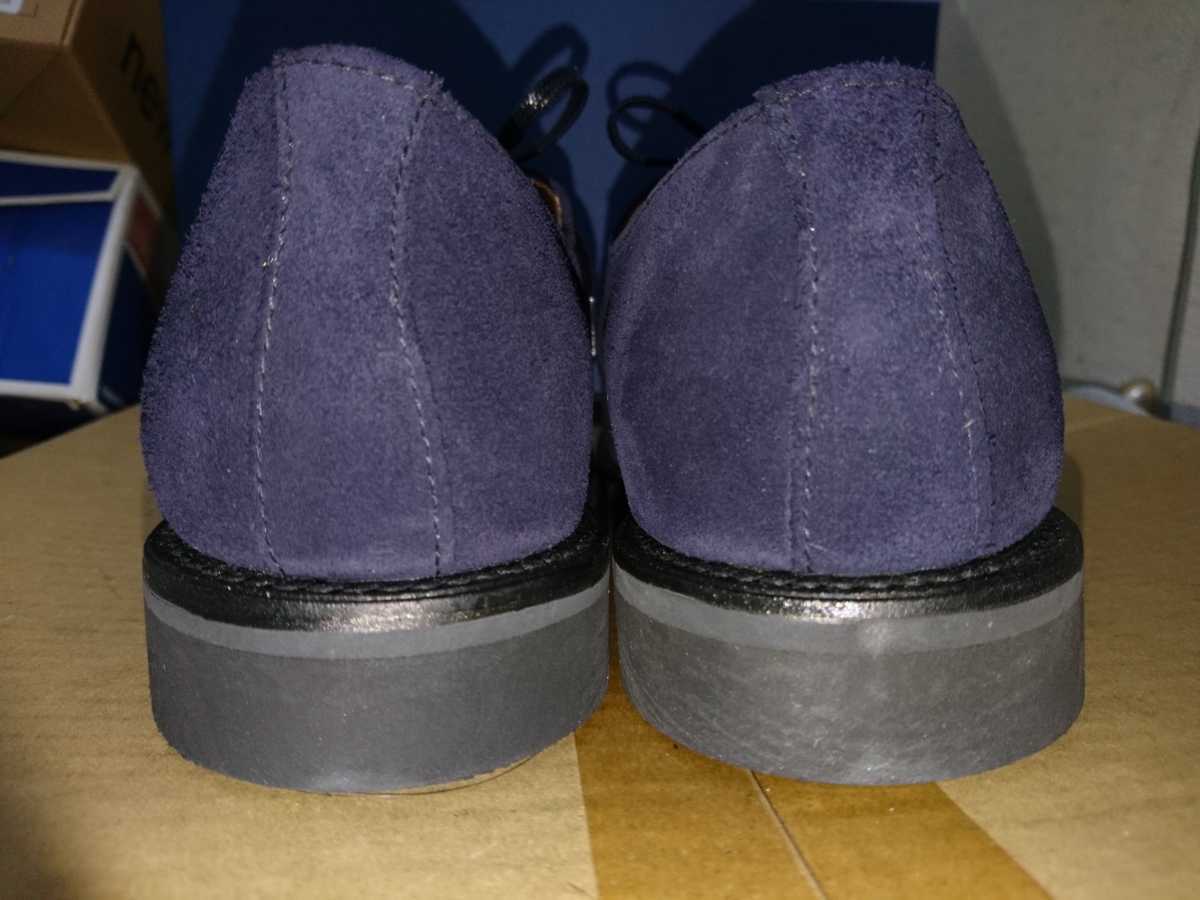  Sanders SANDERS милитари Dubey обувь темно-синий замша UK6.5 не использовался 