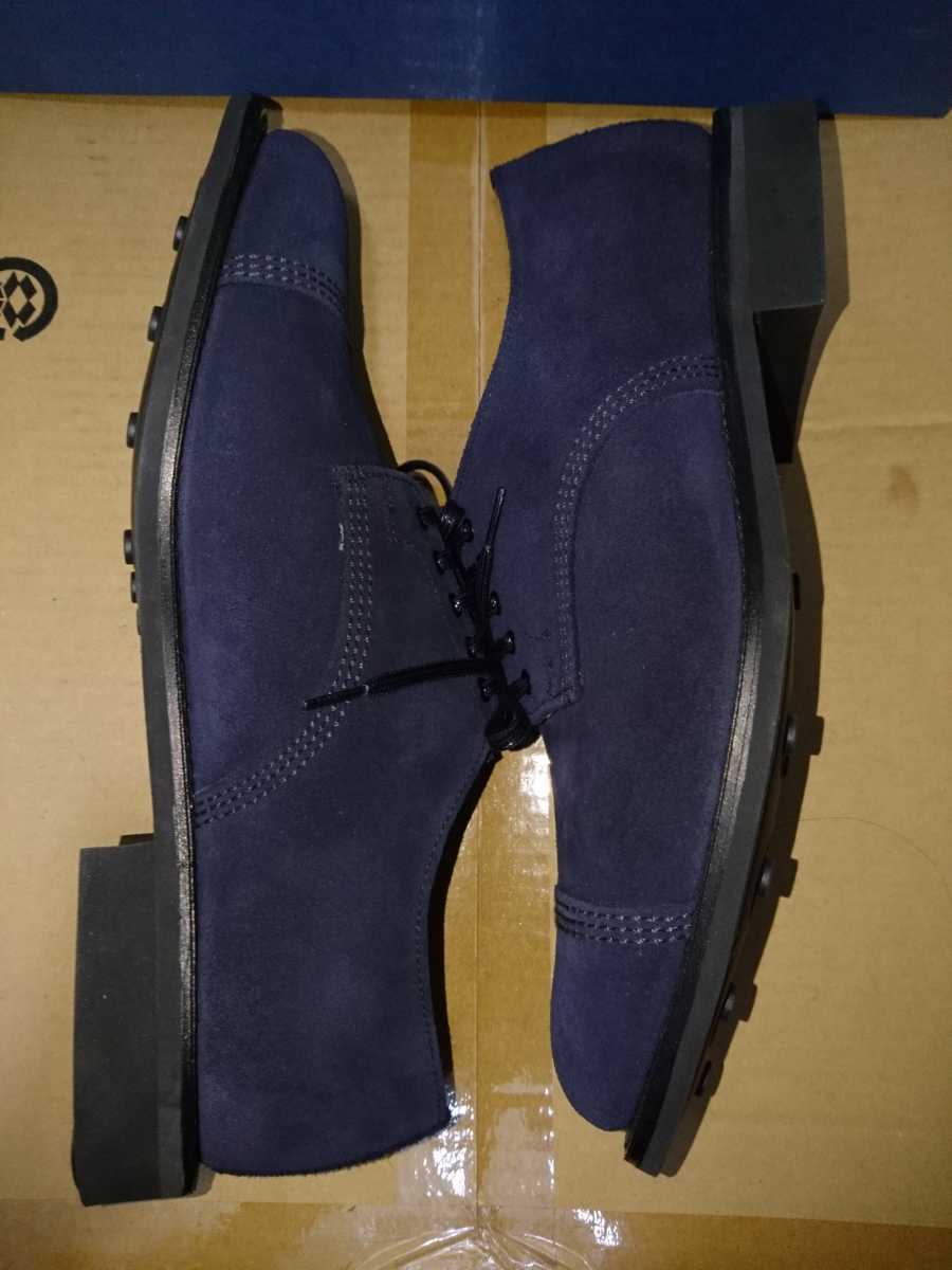  Sanders SANDERS military Dubey shoes navy suede UK6.5 unused 