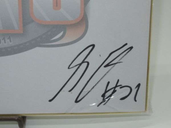 L 8-5 autograph square fancy cardboard Chiba jets CHIBA JETS 2011 autograph autograph H.C No34? No15 No21 other 5 name square fancy cardboard bj Lee gb Lee g