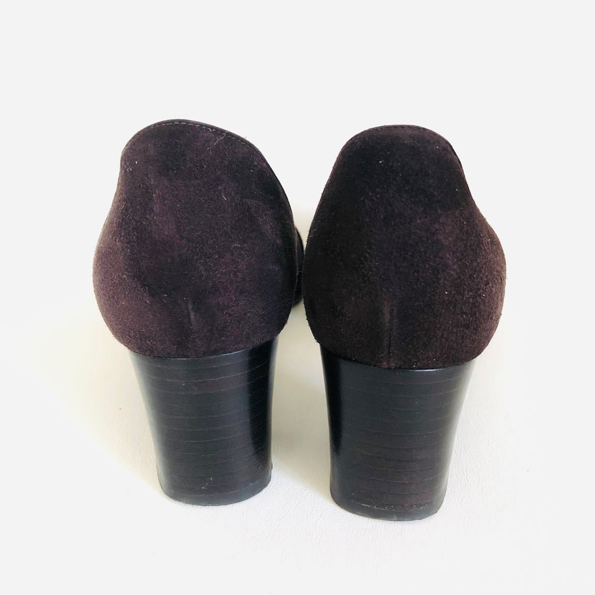 美品 HERMES パンプス ダークブラウン size36 1/2