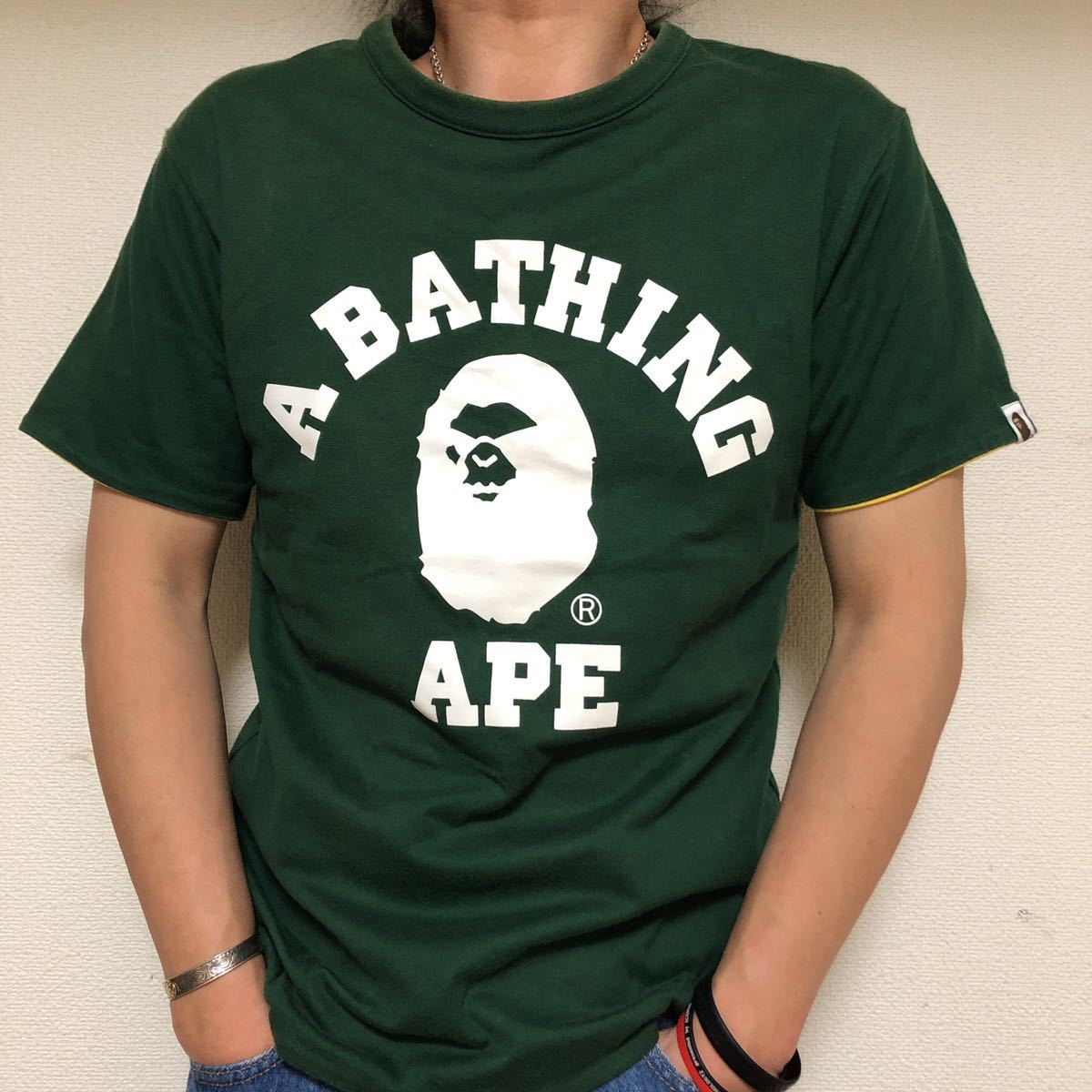 A BATHING APEエイプ ベイプ リバーシブルTシャツM 商品细节 | 雅虎