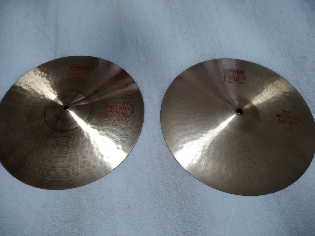 PAISTE(パイステ)・2002 MEDIUM HI-HAT 14 ハイハットシンバル 14