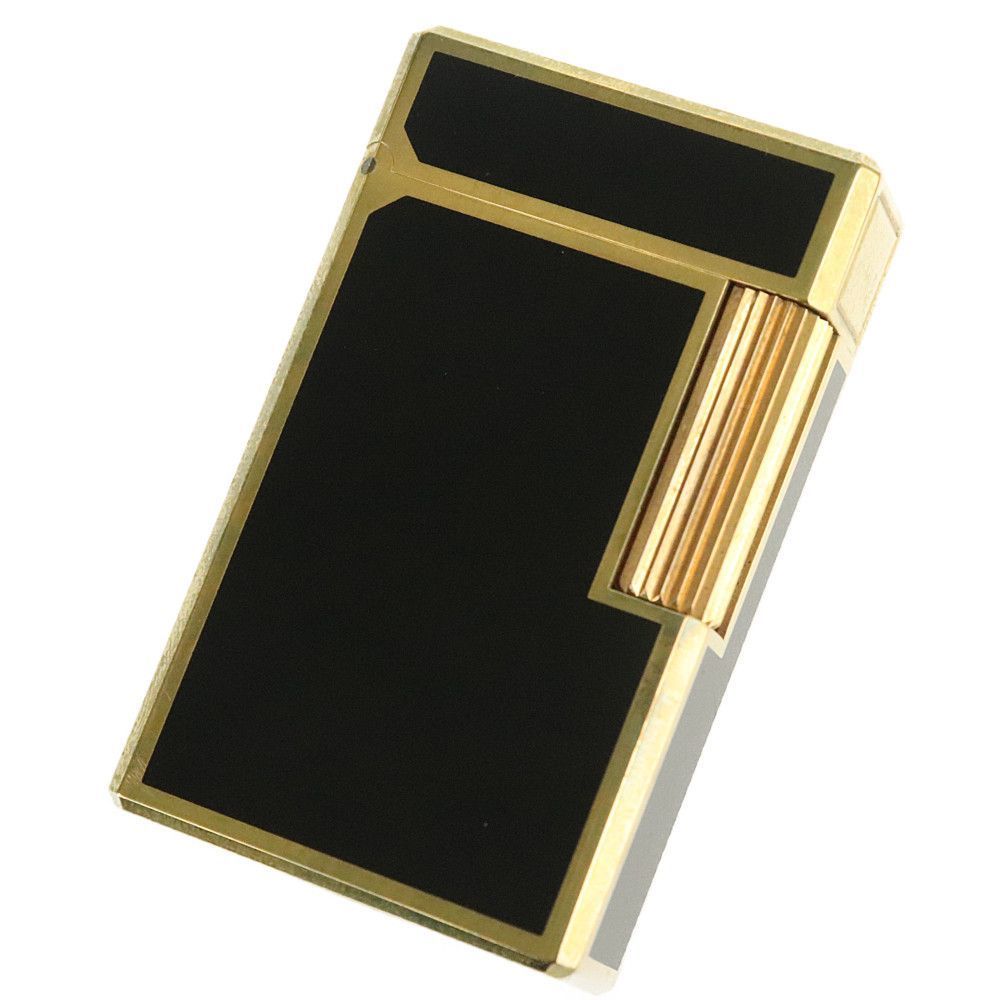 印象のデザイン ST.dupont デュポン 都彭 ガスライター ブラック AND