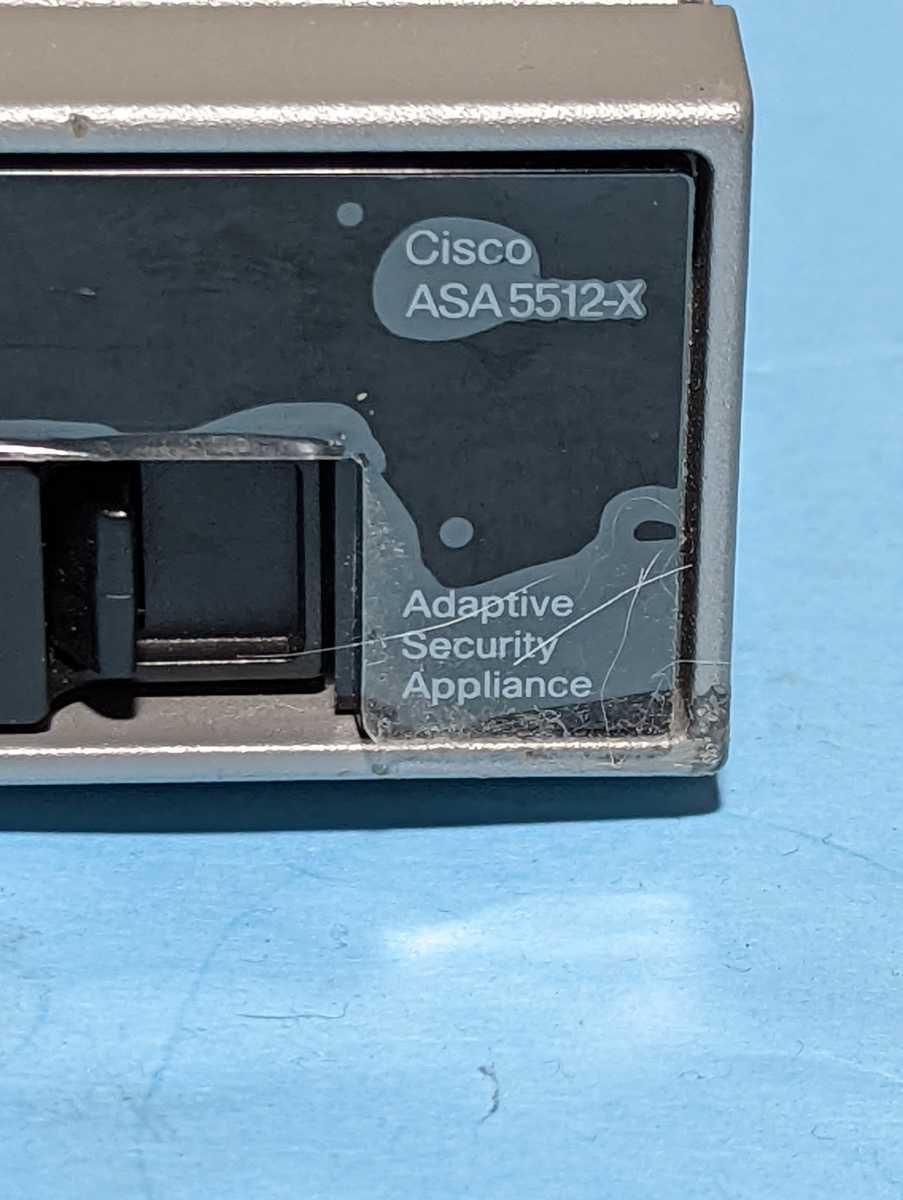 Cisco ASA5512X rommon起動のみ確認