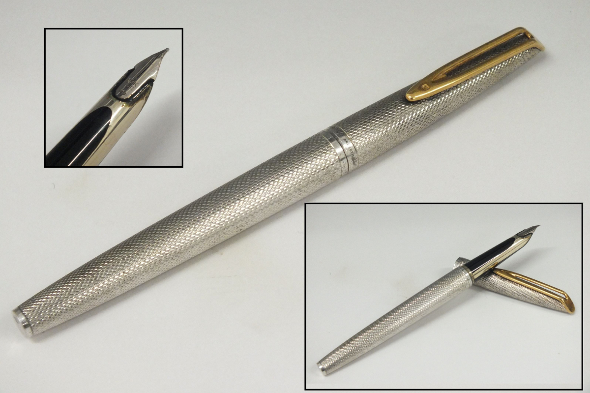 WATERMAN/ウォーターマン 万年筆 銀製/シルバー ARGENT MASSIF ペン先