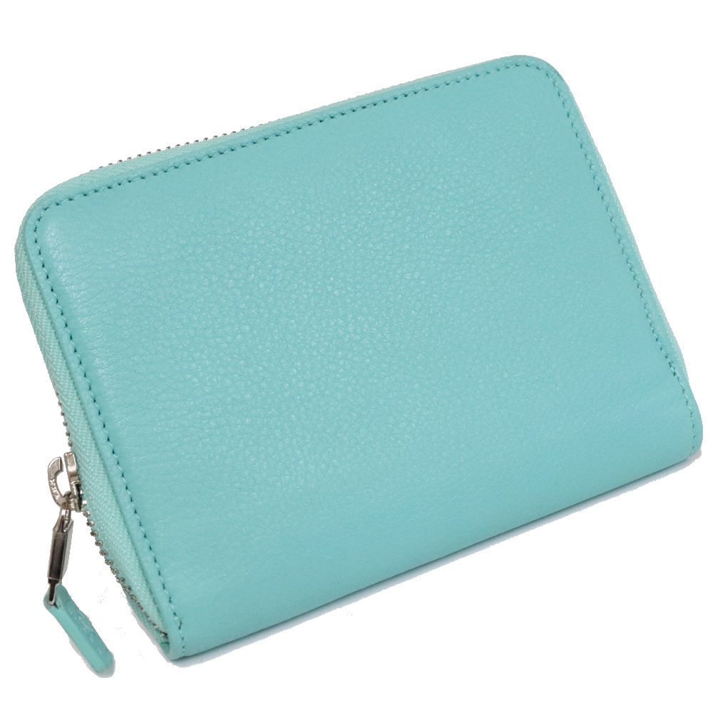 TIFFANY & Co. ティファニー ラウンドジップ 二つ折り財布 TIFFANY & Co. ティファニー ラウンドジップ 二つ折り財布