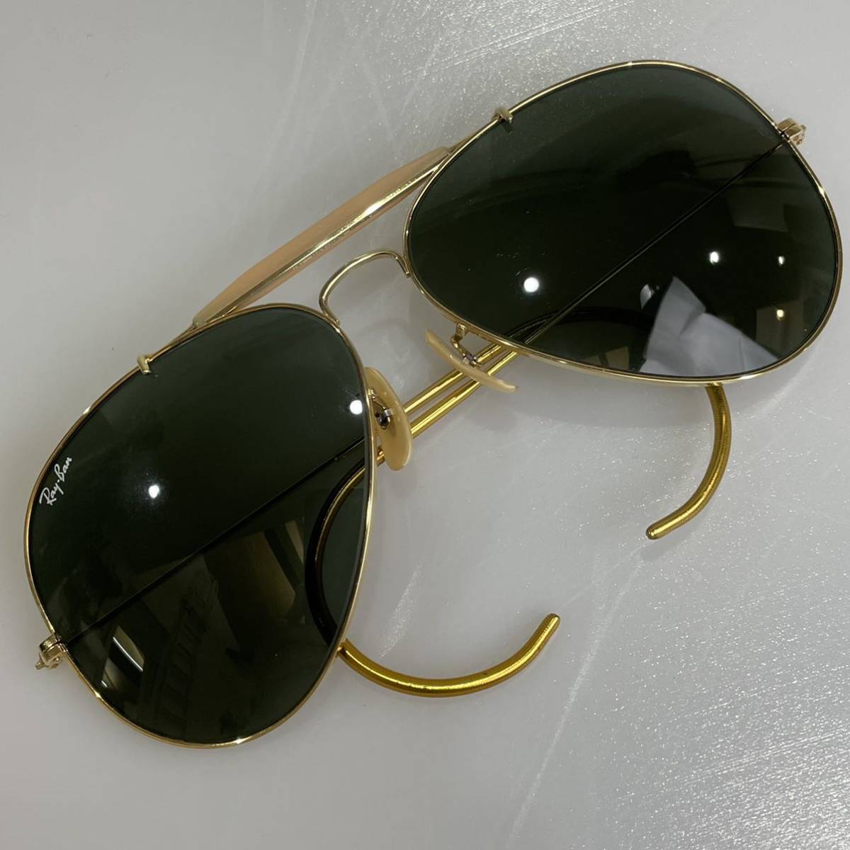 美品!!90's B&L Ray-Ban レイバン☆アウトドアーズマンⅡ 62㎜ G-15