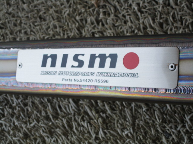 nismo ニスモ　チタンタワーバー　旧ロゴ　BNR34 　BCNR33　スカイラインGT-R　絶版品　レア_画像8