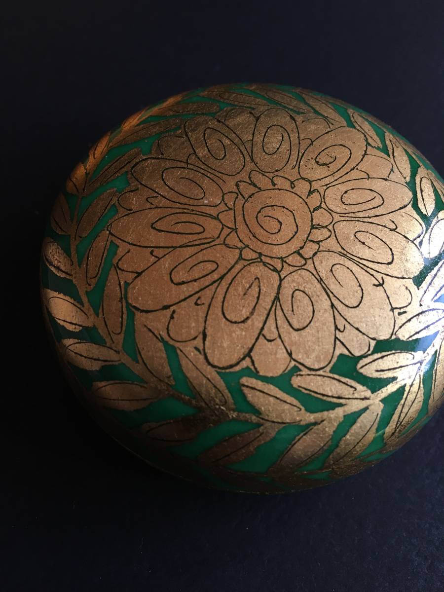 香合 小野珀子 釉裏金彩 (検 加藤土師萌 小野琥山 琥山製 香合 小野珀子 釉裏金彩 (検 加藤土師萌 小野琥山 琥山製