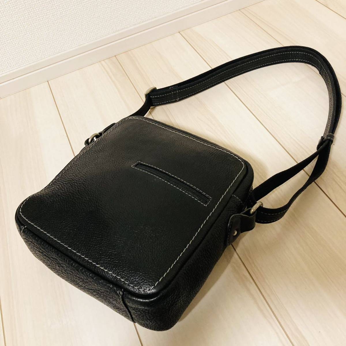 ☆美品☆ 土屋鞄 トーンオイルヌメ ジップトップ ショルダー バッグ 鞄