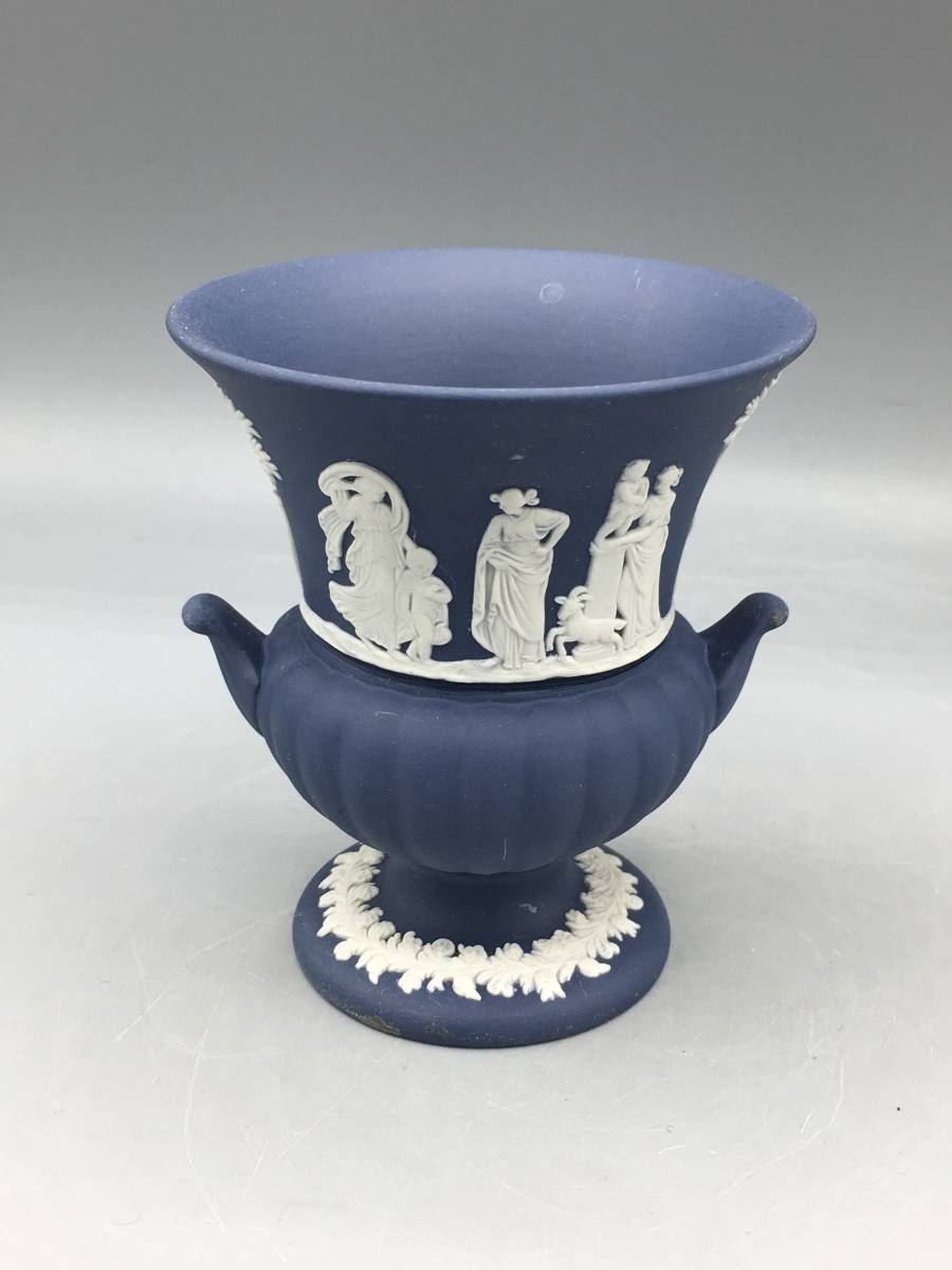 超可爱の Wedgwood ジャスパー 花瓶 花入れ インテリア ウェッジウッド