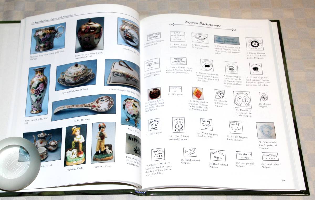 洋書　The Collector's Encyclopedia of Nippon Porcelain　Series 7　ニッポン陶磁器のコレクター事典　7 　2002年　中古本_画像6