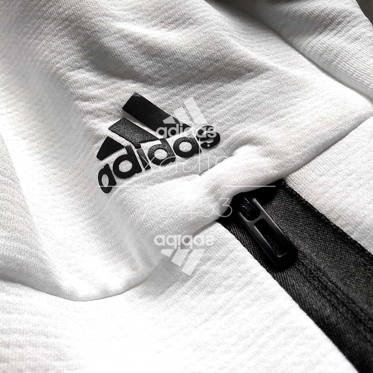 正規品 adidas アディダス ジャージ ジャケット 白 ホワイト 紺 