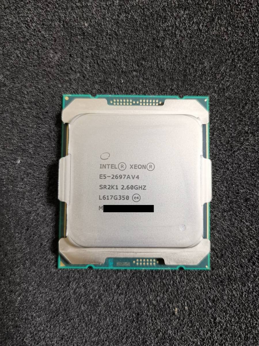 動作美品 Xeon E5-2697AV4 16-Core 2.6GHz~Max 3.6GHz/40M/FCLGA2011-3/SR2K1 ((4個限定！))_画像1